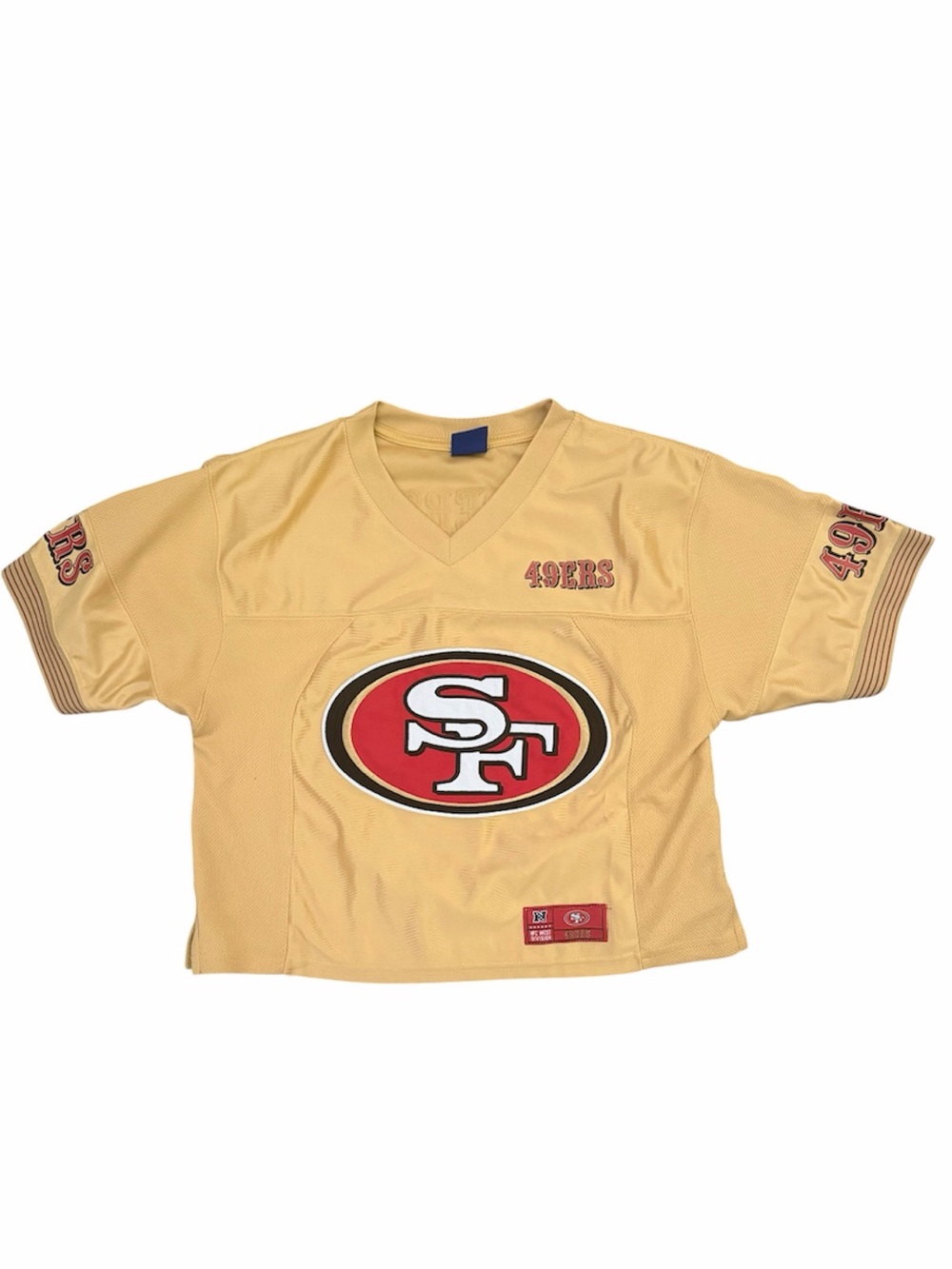 San Francisco 49ers Juniors Crop Jersey